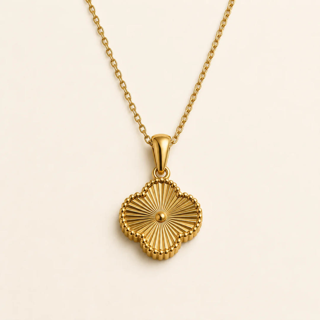 Personalised Clover Initial Necklace