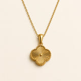 Personalised Clover Initial Necklace