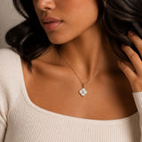 Personalised Clover Initial Necklace