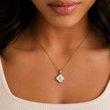 Personalised Clover Initial Necklace
