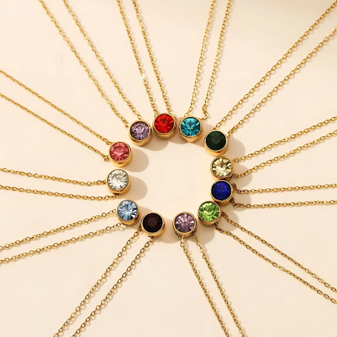 Maria Birthstone Necklace