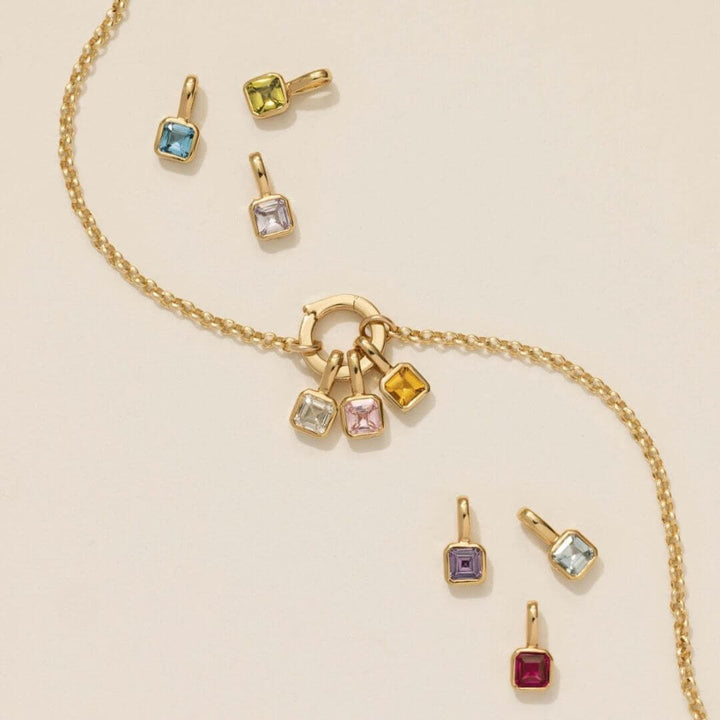 Personalised Aria Birthstone Necklace