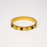 Bella Five Clover Colour Solid Bangle