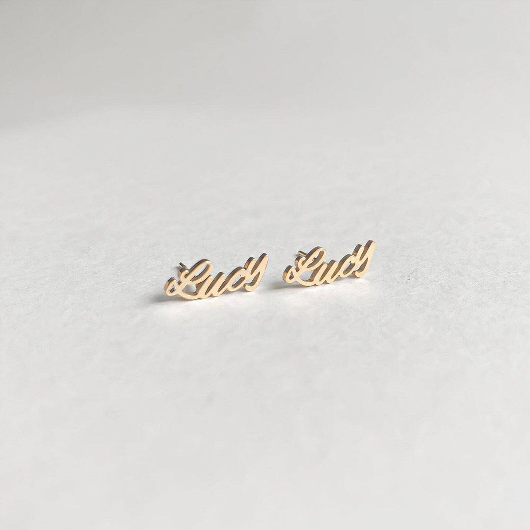 Signus Name Earrings - Celeste Adore