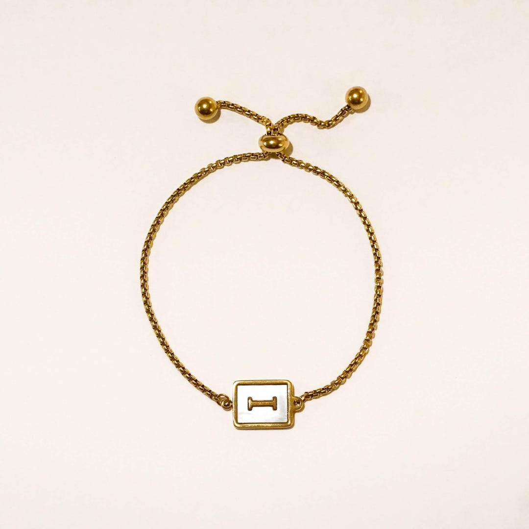 Personalised Indie Initial Bracelet