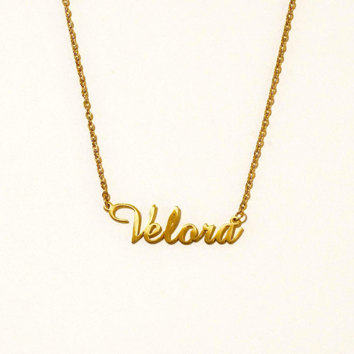 Personalised Ruby Name Necklace